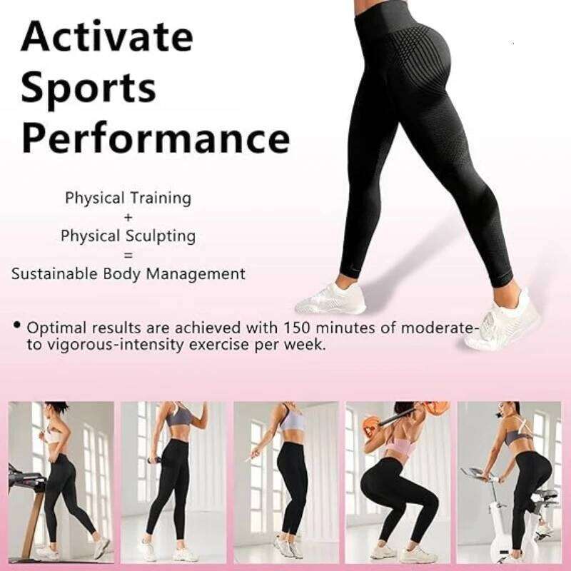 Women Compression Cellulite Slimming Leggings High Waist Seamless Yoga Fitness Redefine Your Silhouette Sport Pants