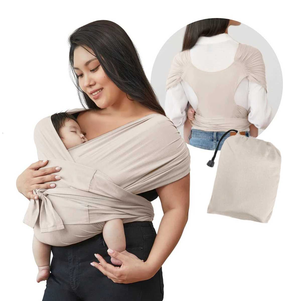 Portable Baby Carrier Wrap for Mothers Simple Child-Carrying Sling for Walking Outdoors Breathable Fresh Air Design X260313