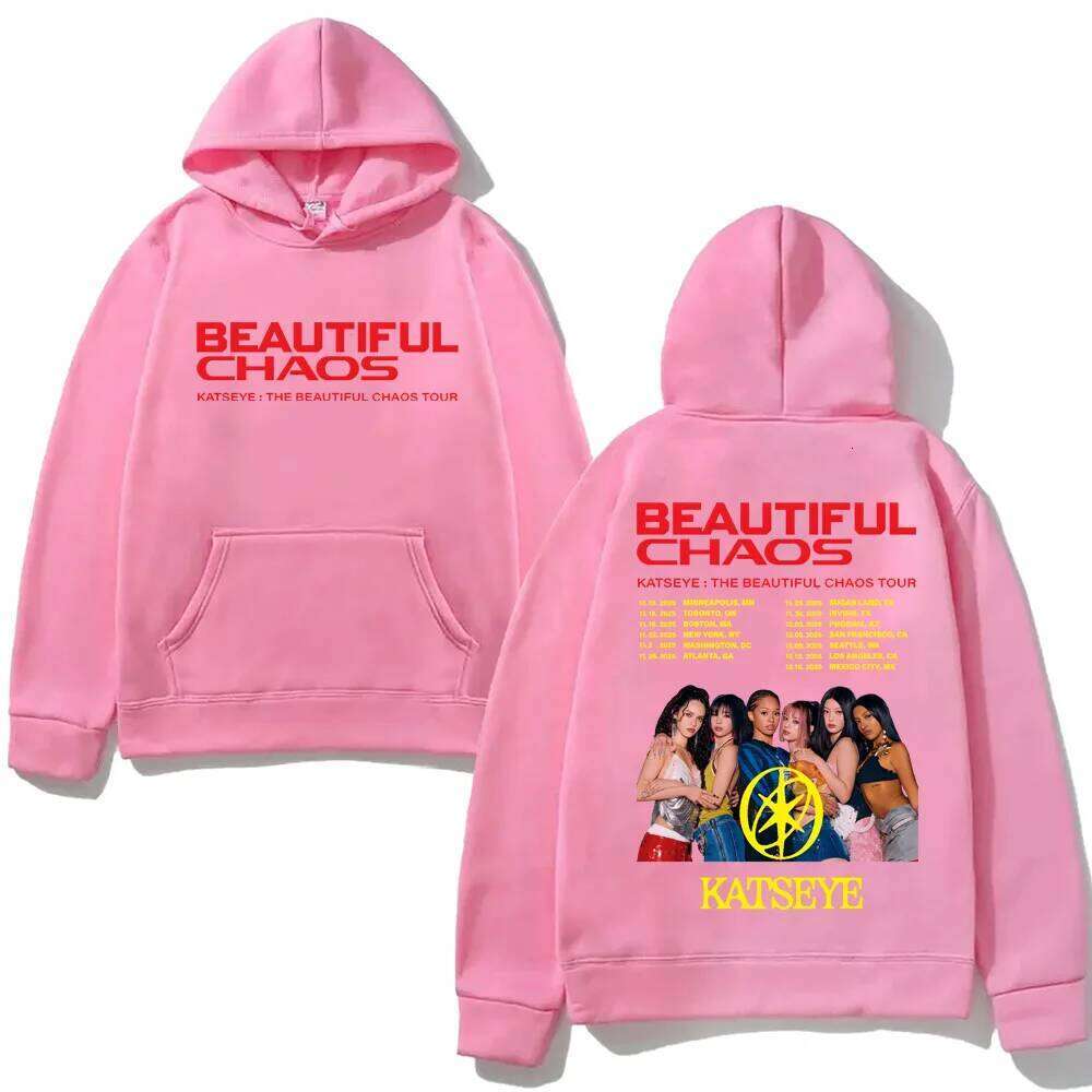 KATSEYE TOUR NEW Hoodie Aesthetic 2025 New Song Album Fashion Sweatshirt Graphic Printing Unisex Clothing Sudaderas Hoody Z260314