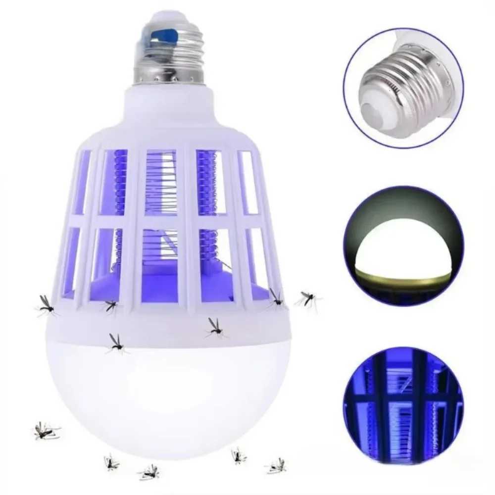 Joyinled 1-5PCS Electric Mosquito Zapper Killer Trap Electronic Light Bulb Lamp for Home Backyard Indoor Outdoor Pest Control H260313
