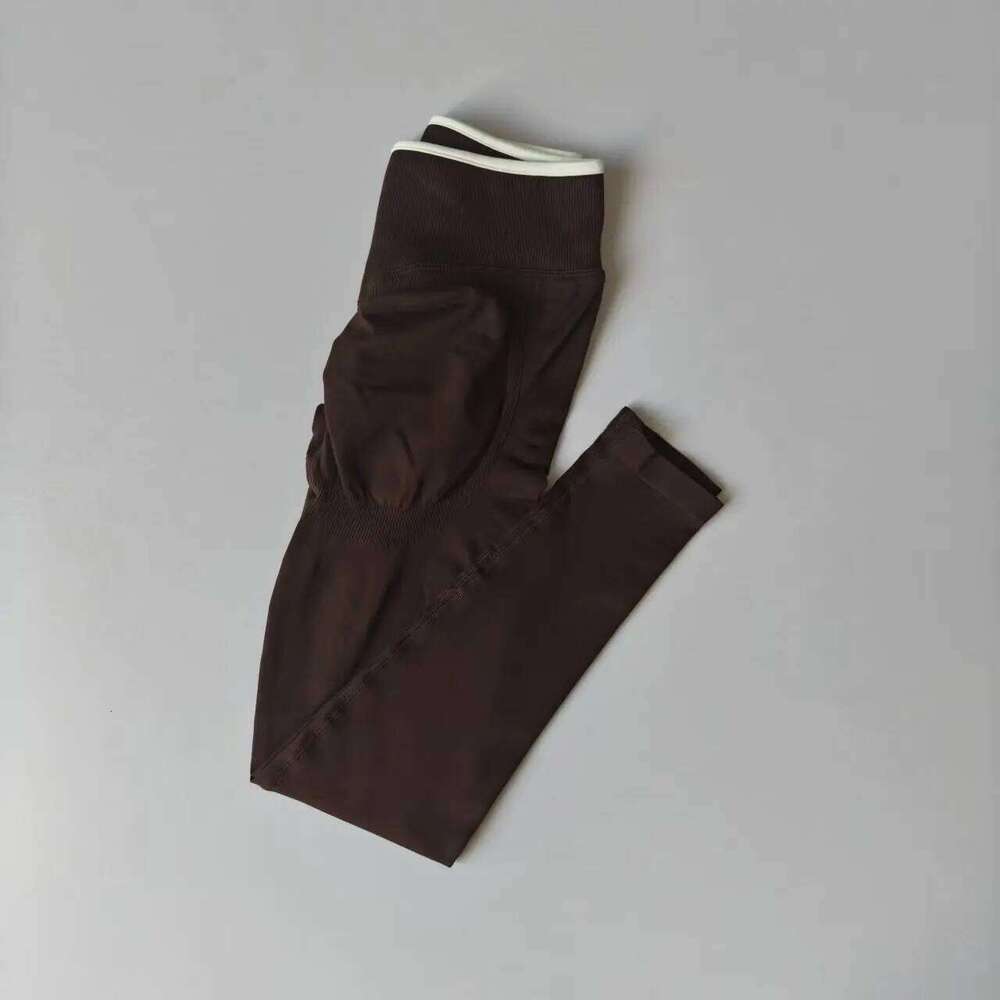 Seamless High Waist Yoga Pants Women Tummy Control Stretchy Soft Workout Running Leggings Comfortable Gym Sports Tights 26Y0313