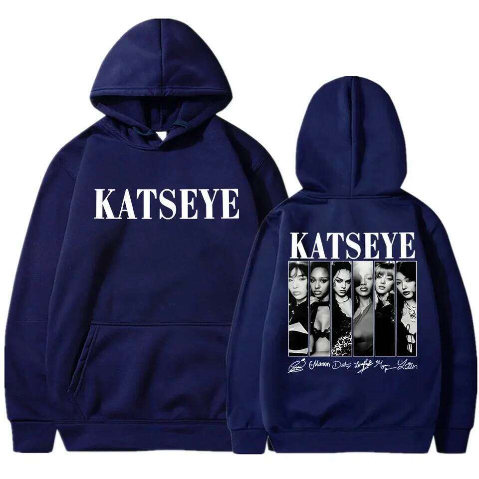 Limted Kpop Katseye Print Hoodies Vintage Trendy Men Women Y2k Hoody Sweatshirt Fleece Oversized Tracksuit Streetwear Fans Gifts Z260314