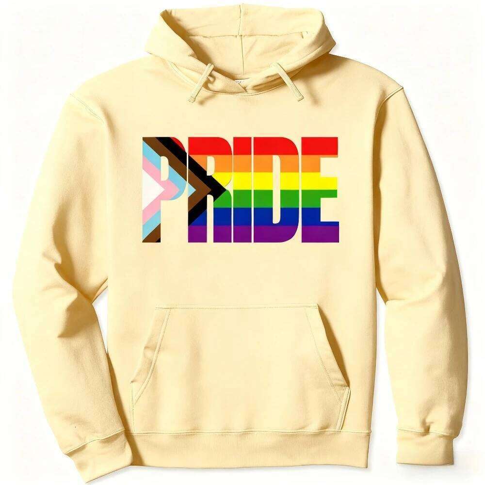 LGBTQ Inclusive Progress Clothing Rainbow Flag Love Unisex Sweatshirts Pride Month Men Women Fashion Casual Streetwear Z260314