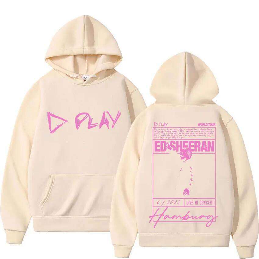 Ed Sheeran Play Tour 2026 Album Merch Men Women Casual High Quality Sweatshirt Hip Hop Gothic Long Sleeve Hoody Streetwear Z260314