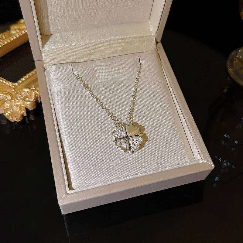 2025 Pearl for Women, High-End Versatile Elegant Butterfly Titanium Steel Clavicle Chain, Internet Celebrity Style Necklace H260312