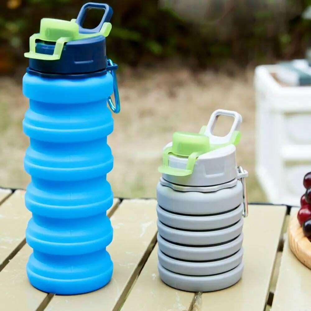 Large-capacity Collapsible Sport Portable Leak Proof Sports Water Bottle Creative Reuseable Foldable Drinking Cup Gym Z260313