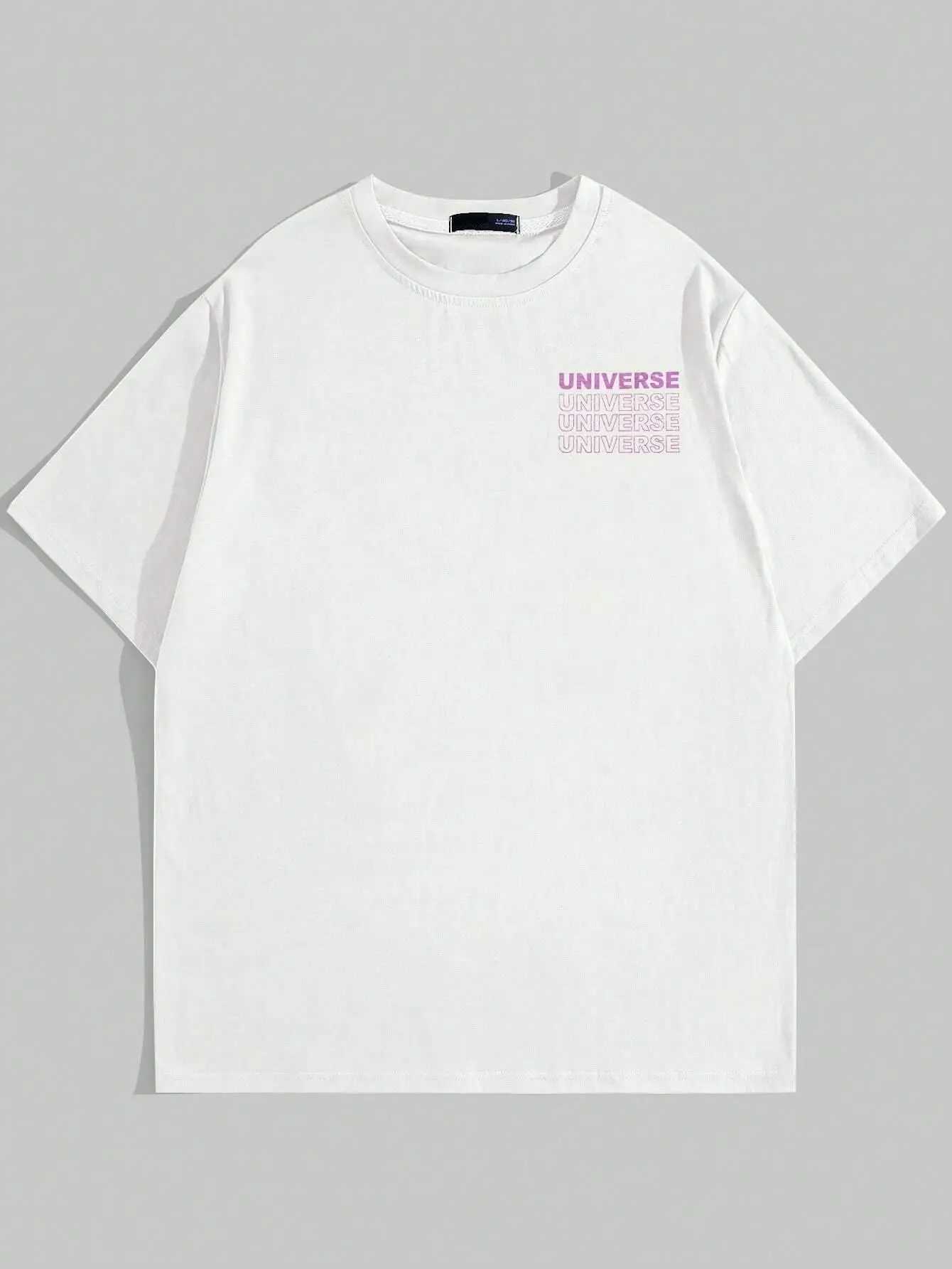 The Secret Of The Big Bang In The Universe Men T Shirts Summer Cotton T-Shirts Breathable Loose Clothes Hip Hop Street Tees D260313