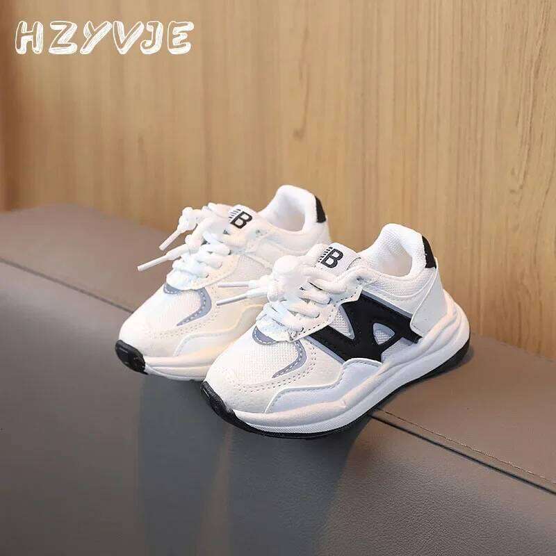 Boys and Girls Fashion Casual Sneakers Kid's Trend Chic Running Basketball Children Flat Baby Toddler Outdoor Shoes 26Y0313