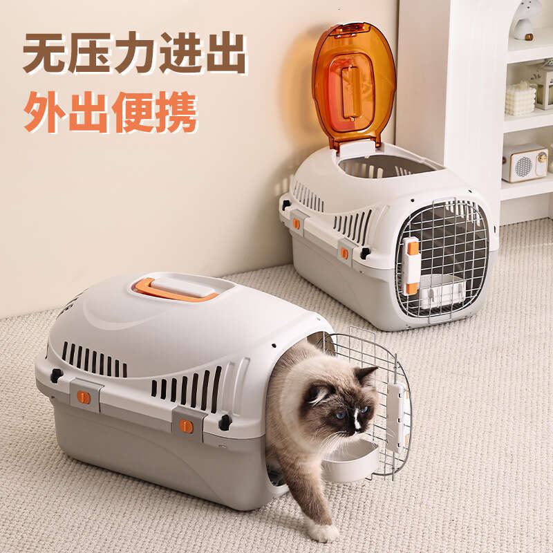 Cat Carrier Airline Box Portable Travel Car Pet Cage for Cats and Dogs Space Transport Dog Bag
