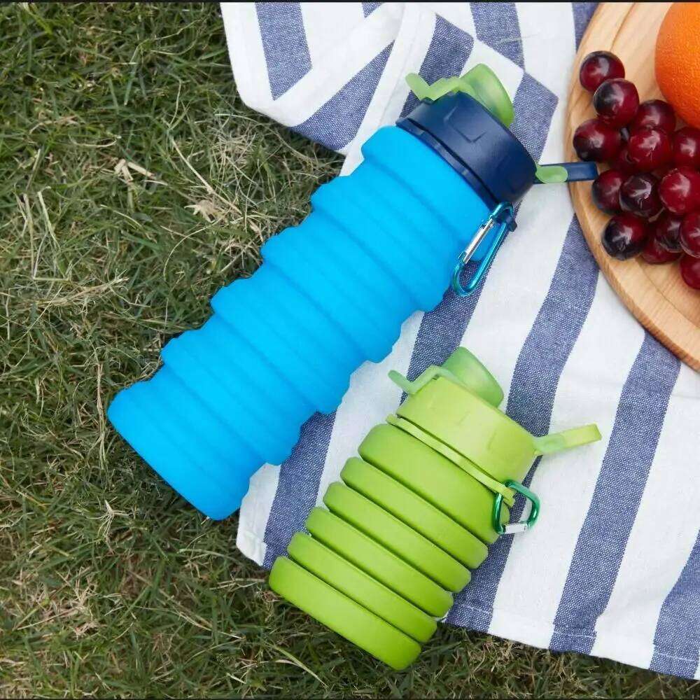 Large-capacity Collapsible Sport Retractable Portable Sports Water Bottle Creative Leak Proof Foldable Drinking Cup Z260313