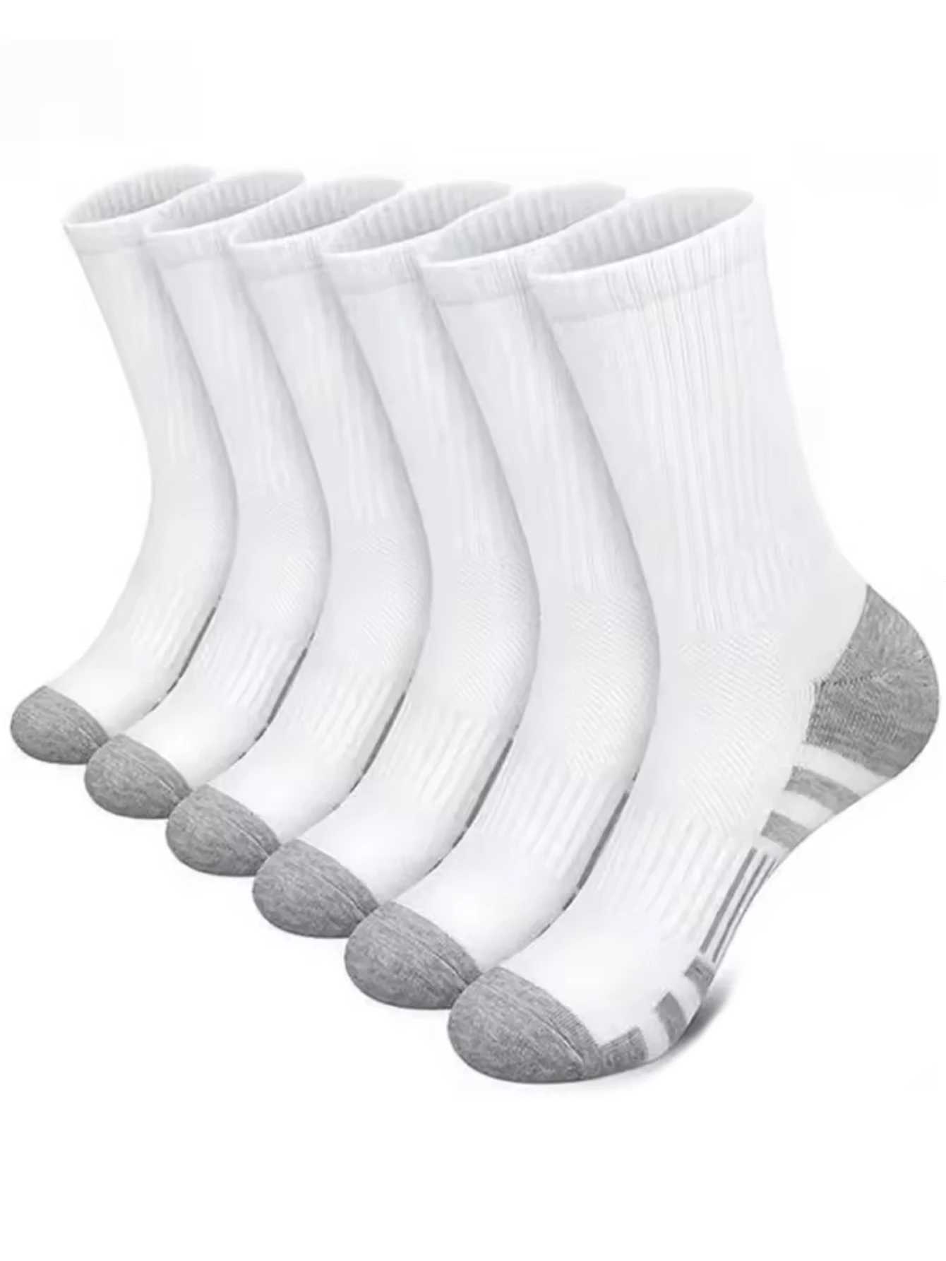 10/30 Pairs of High-Quality Soft and Comfortable Mens Running Socks Summer Sweat Wicking and Breathable Basketball Sports Socks D260313