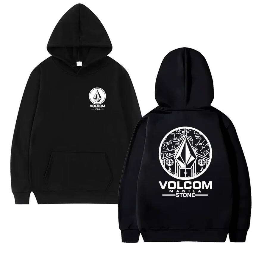 Hot Sale New in Fashion Y2k Hoodies Men Women Volcom Stone Double Sided printed Sweatshirt Unisex Fleece Long sleeve pullovers Z260314