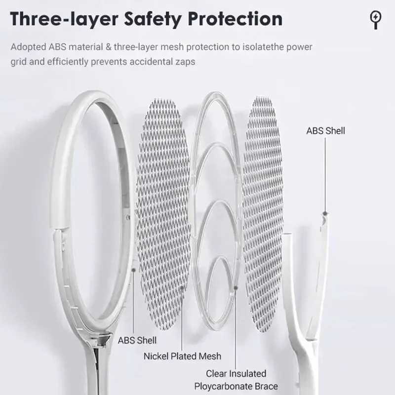 5 in1 Mosquito Killer Lamp Multicunctional Angle Adjustable Bug 2 in1 Mosquito Swatter Electric USB Rechargeable Fly Bat Swatter H260313