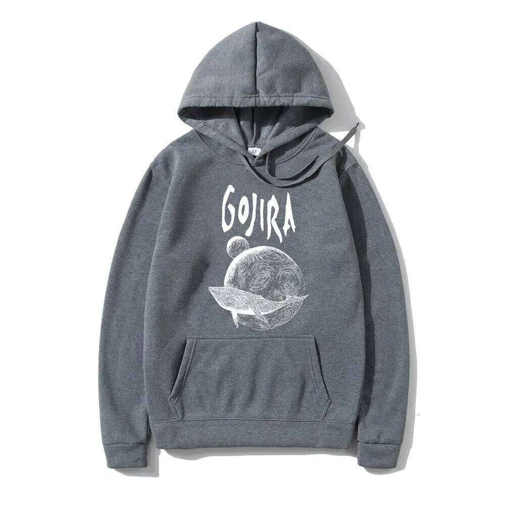 French Metal Band Gojira From Mars To Sirius Album Cover Print Hoodie Men Fashion Autumn fleece hoodie Regular fit Long Sleeves Z260314