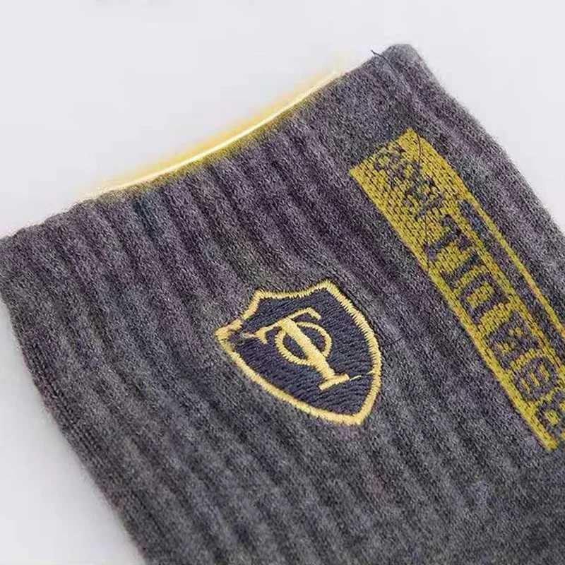 5 Pairs Mens Breathable Bamboo Fiber Sports Socks Anti-Odor Sweat-Absorbing Business Crew Stockings Suitable for All Seasons D260313