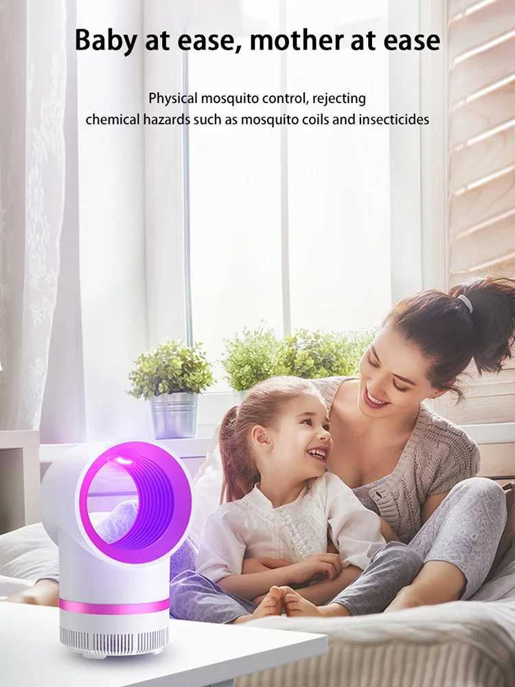 New Plug in Type Mosquito Light Portable Physical Trapping Electric Mosquito Trap Lndoor Mosquito Killer Lamp With USB Cable H260313