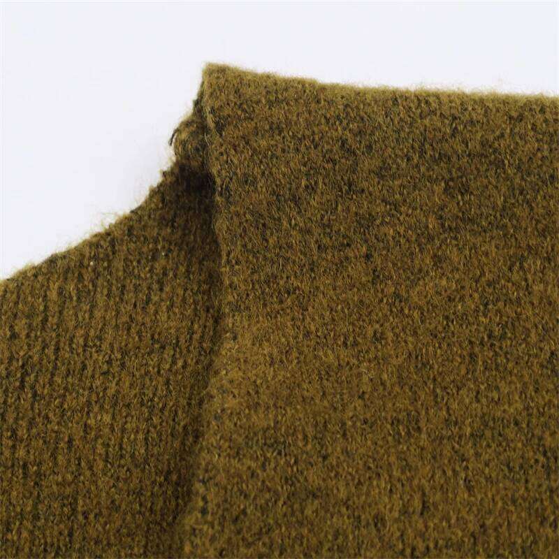 Women's Trendy Pleated Short-Sleeve Knit Top Sexy Fashion Fall 2025 Z260314