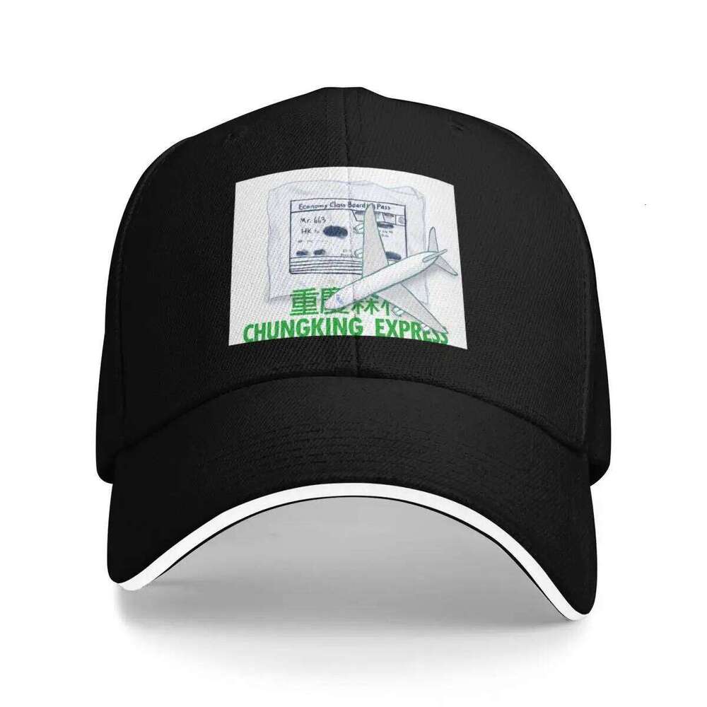 Chungking Express Boarding Pass Baseball Cap Hat Hood Mens Hats Women's Z260313