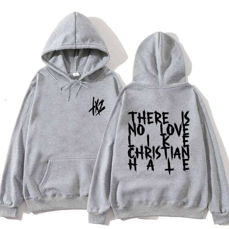 TX2 Merch No Love Song Printed Hoodie Unisex Hip Hop Autumn Winter Sweatshirt Hoody Tracksuit Z260314