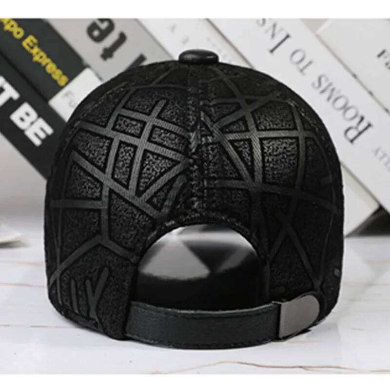 New Autumn Men And Women Sheepskin Baseball Caps Party Hats Natural Genuine Hat Fashion Personality Brands Leather Cap Z260314