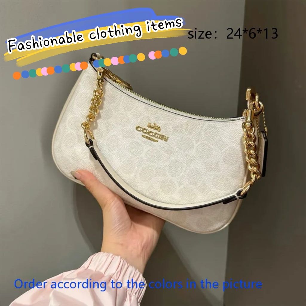 12A teri shoulder bag luxury designer bags tabby 26 underarm bags high-quality handbag for women Travel Shopping bag brown white Fashion bags classic crossbody bags