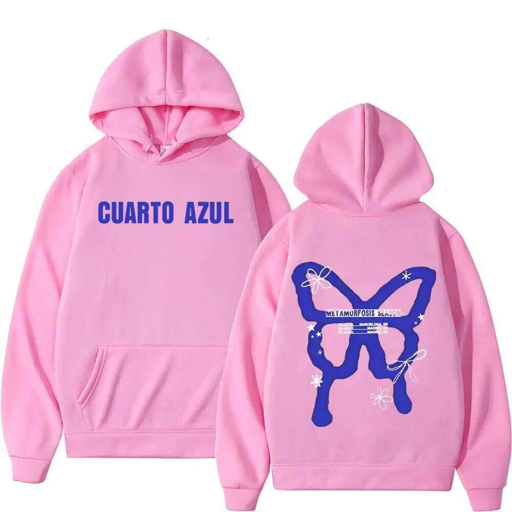 Butterfly Aitana New Ablum Graphic Print Hoodie Men Women Streetwear Hip-hop Harajuku Pullover Loose Casual Oversize Sweatshirt Z260314