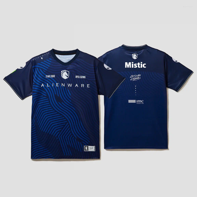 Men's T Shirts Valorant Masters Bangkok Tournament Team Liquid Training Suit Esports Uniform Custom Unisex Oversized Tops - view 6