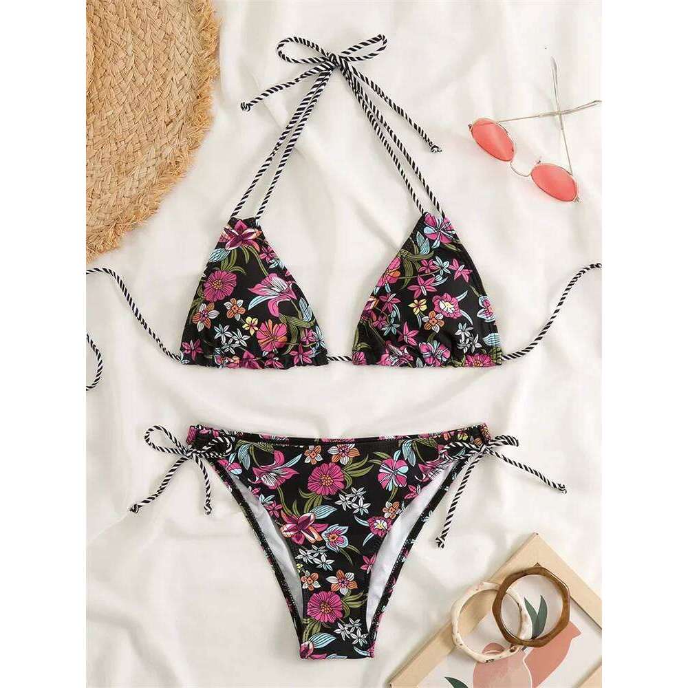 Bikini Swimwear Women Swimsuit 2025 New Sexy High Waist Thong Bikinis Set Summer Brazilian Beach Bathing Suit Two Pieces Y260303