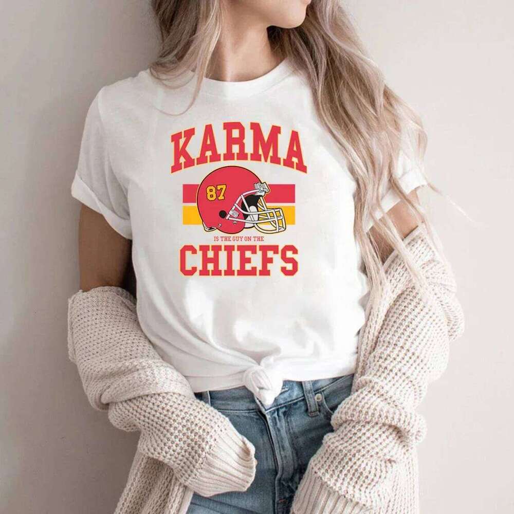 New Is Guy On The Cute Eras Tour 2024 Merch T Kelce Chiefs Era Karma Taylor Travis Shirt Z260314