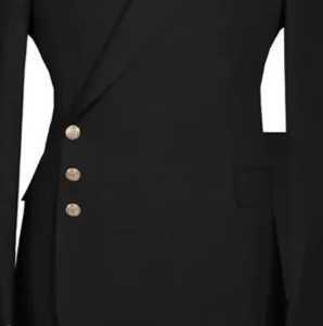 Formal blaCK 2-piece single breasted peAK lapel mens cloTHing Party mens suit M260313