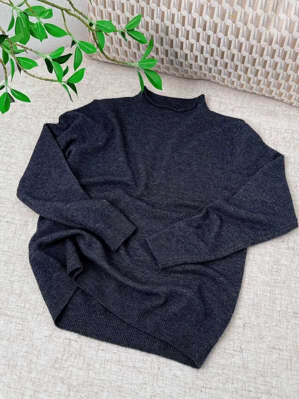 Womens Knits Tees Boys and Girls Baby Autumn Winter New Solid Color Rolled Edge ParentChild Matching Sweater Childrens CloseFitting Wool Fleece Sweate