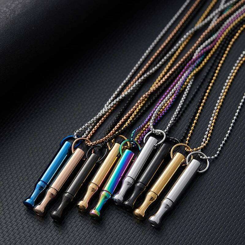 Breathlace Calm Harmony Anti-Smoking for Anxiety Stainless Steel Mindful Breathing Necklace H260312