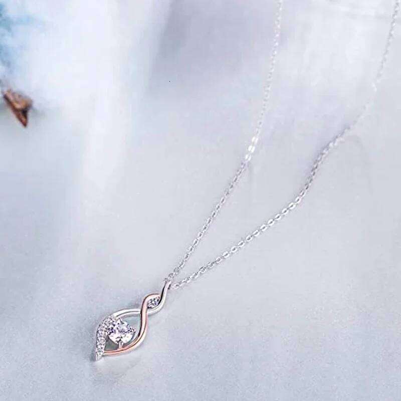 CAOSHI Chic Aesthetic Design Necklace for Women Bright Zirconia Wedding Party Jewelry Simple GracefulStyle Pendant Accessories H260312