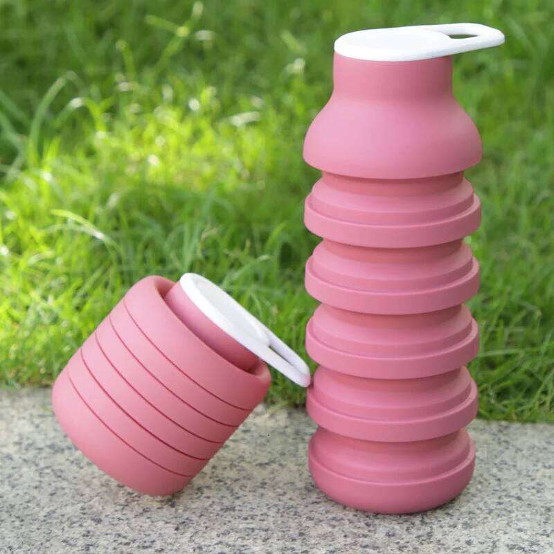 1PCS Innovative Silicone Collapsible Cup for Outdoor Travel Cycling -Lightweight Compact Foldable Water Bottle with Easy Storage Z260313