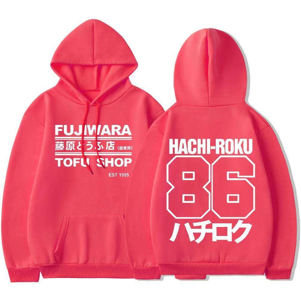 Initial D Manga Hachiroku Shift Drift Hoodie Takumi Fujiwara Tofu Shop Delivery AE86 Men Hoodies Brand Hooded Sweatshirt Z260314