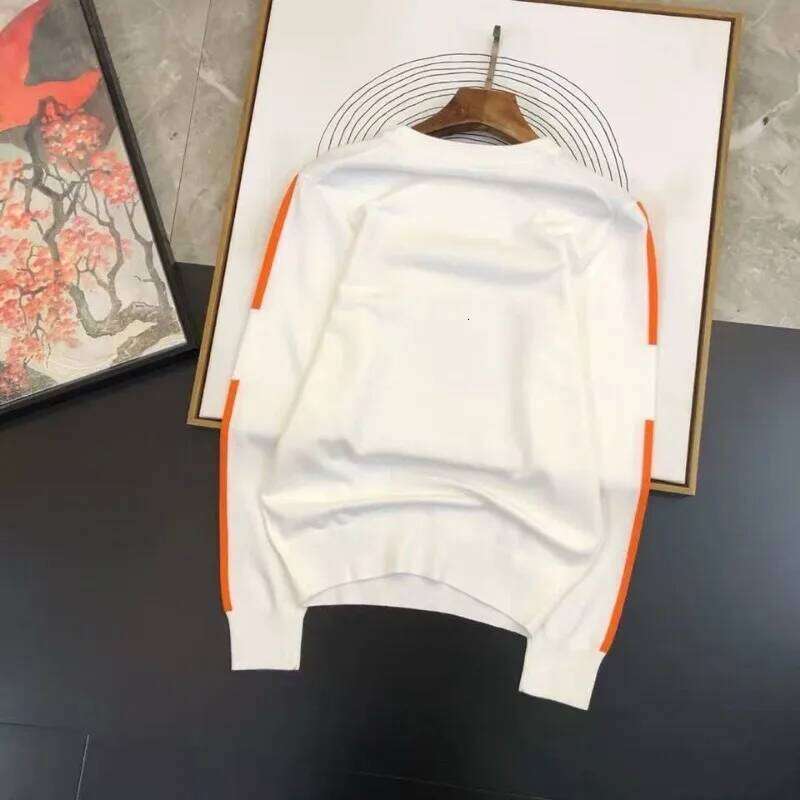 Men's Clothing Spring And Autumn High Quality Printed Round Neck Long Sleeve Sweater Fashion Pullover Sportswear Top