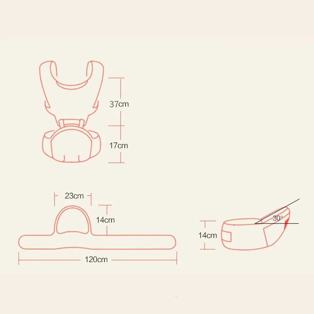 New Waist Belt Baby Carrier Waist Stool Walkers Baby Sling Hold Waist Belt Backpack Hipseat Belt Kids Infant Hip Seat X260313