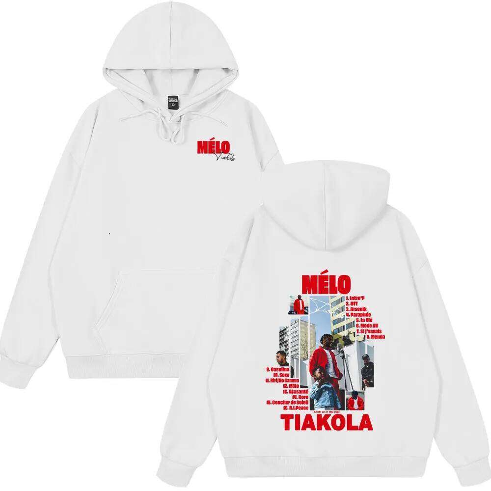 Rapper Melo Tiakola Double Sided Print Hoodies Men Women Hip Hop Pop Music Clothes Unisex Fashion Wears Casual Oversized Hoody Z260314