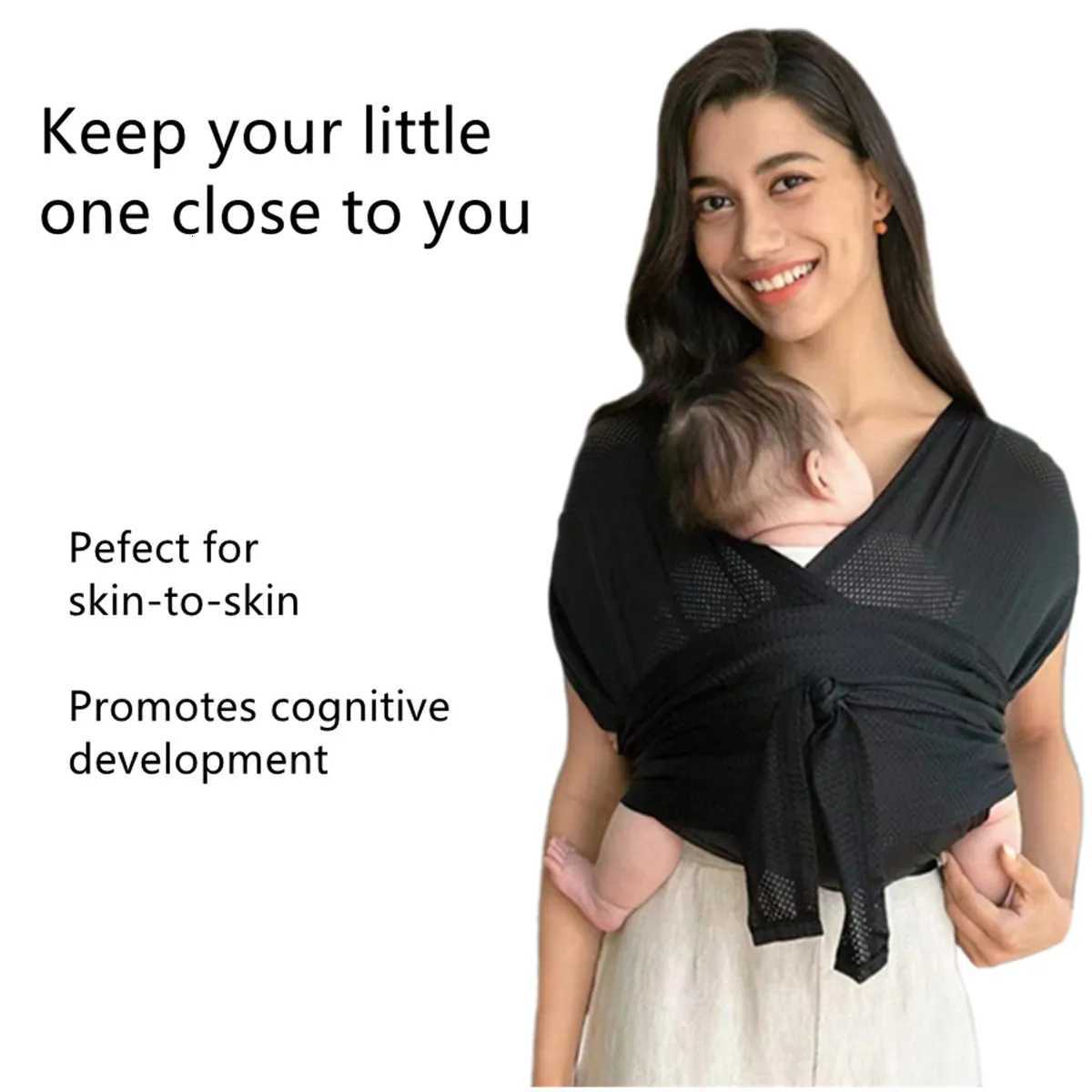 Baby backpack conforms to ergonomics suitable for outdoor parenting with backpack straps newborn baby bag X-shaped baby sling X260313