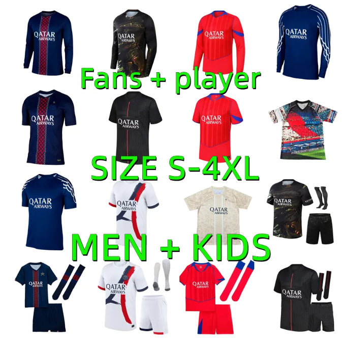 2025 2026 KVARATSKHELIA HAKIMI soccer jerseys Player version 25 26 Paris St Germain Jersey VITINHA BARCOLA O.DEMBELE JOAO NEVES Maillots de football shirt men kids