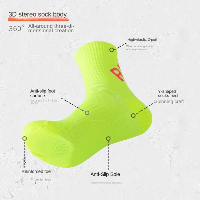 New Outdoor Sports Marathon All Seasons Running Crew Socks Men/Women Colorful Quick Dry Exercise Fitness Training Crew Sock D260313