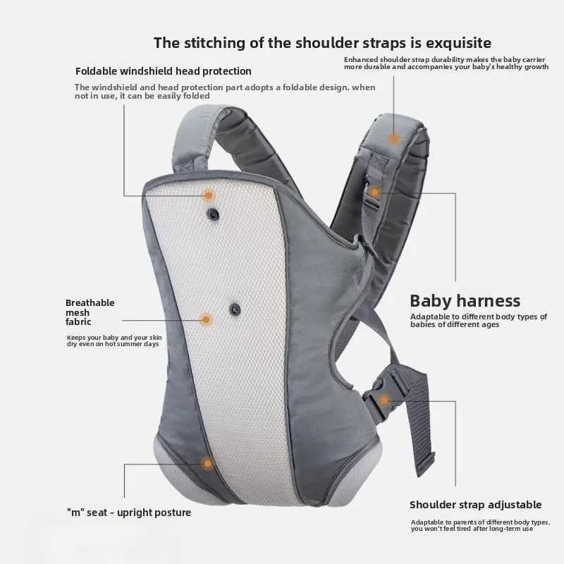 Baby Carrier New Hipseat Shoulders Portable Toddler Wrap Multifunctional Strap Infant Bag Adjustable Sling High Quality X260313