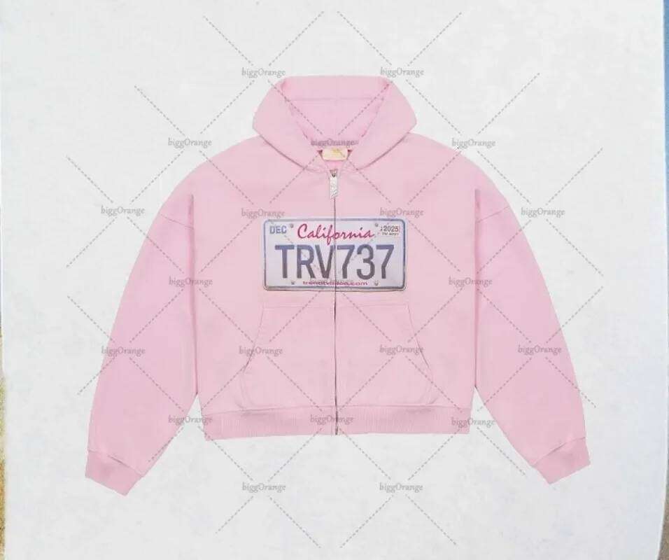 Y2K Retro Zip Up Hoodie Hip-Hop Printed Letter Casual Streetwear For Men And Women Gothic Harajuku Fashion Oversized Sweatshirts 26Y0313