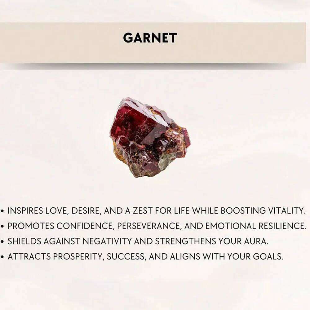 Garnet Beaded January Birthstone Necklaces Crystal Jewelry H260312