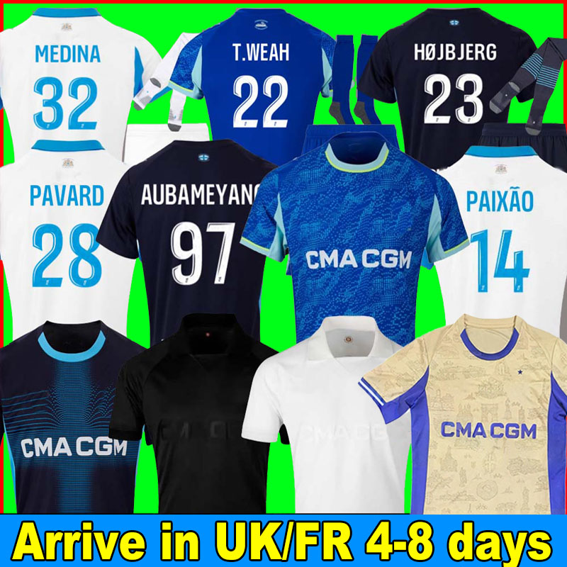 Marseille soccer jersey 25 26 OM football jerseys kit shirt maillot de foot GREENWOOD 4th PAVARD MEDINA PAIxao MAUPAY OUNAHI 2025 Kids hommes enfants ANGEL de la
