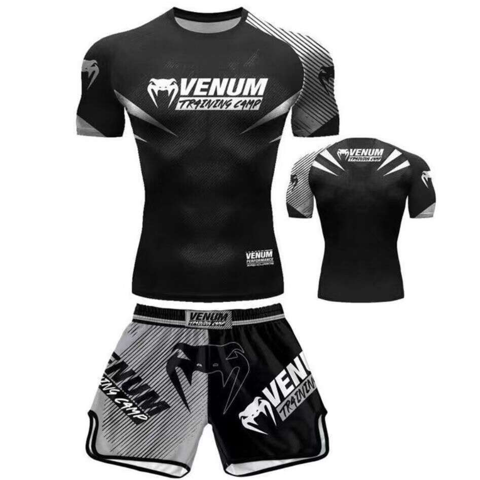 Venom Sanda Training Suit Quick-Dry Fighting Boxing Fitness Combat Set Children's Combat Training Suit Customized