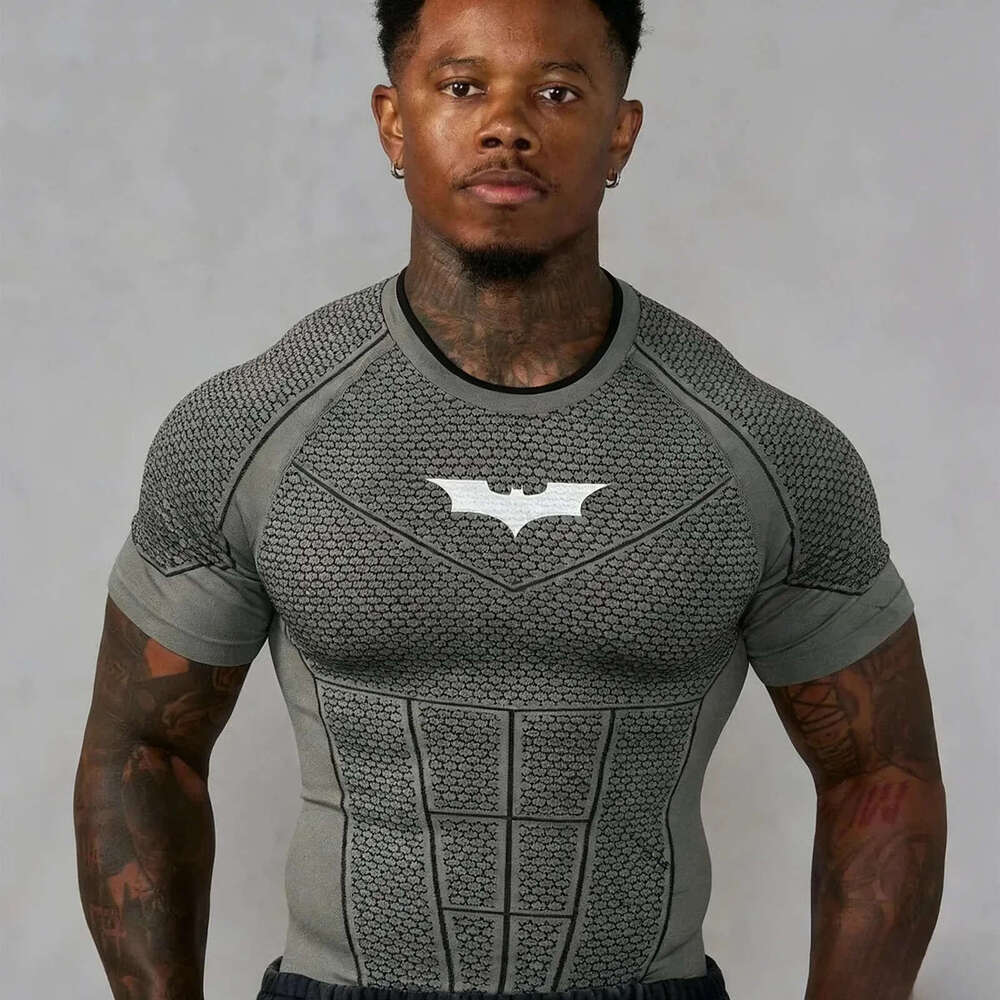 Men's T-Shirts Men's Tees & Polos Muscle Quick Dry Sports T-shirt Gym Fitness Tops Workout Running Bodybuilding Clothes Vintage Unisex Free 