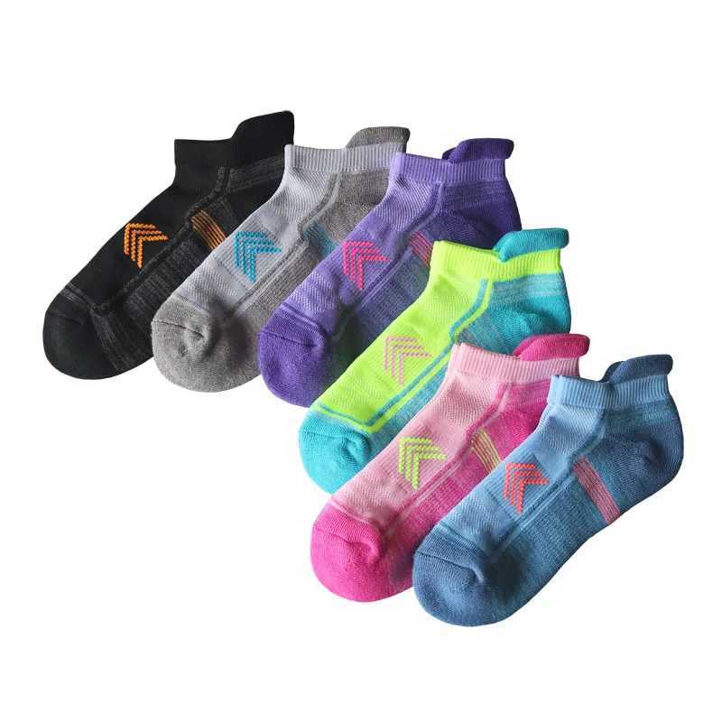 Running Socks For Women Color Matching Four Seasons With Movement Stockings Looped Breathable Short Help wear-resisting D260313