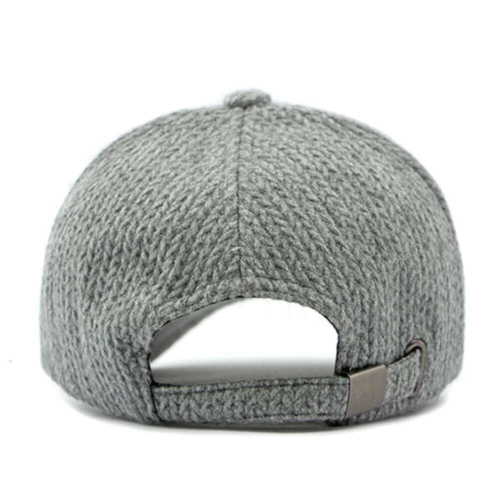 FS Brown Winter Warm Baseball Cap For Men Luxury Brand Woolen Women Hat Gray Street Windproof Trucker Caps Gorras Hombre 2025 Z260314