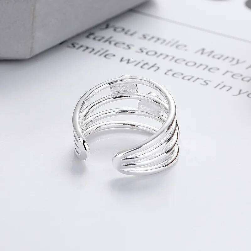 Sterling Silver Engagement Rings For Women Couple Jewelry Ladies Heart Stackable Elegant Accessories Argent 925 H260312